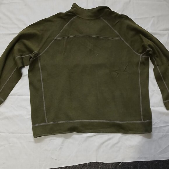 Tommy Bahama Mens Green/Gray Quarter Zip Pullover Sweater Sz XXL‎ - Picture 5 of 5